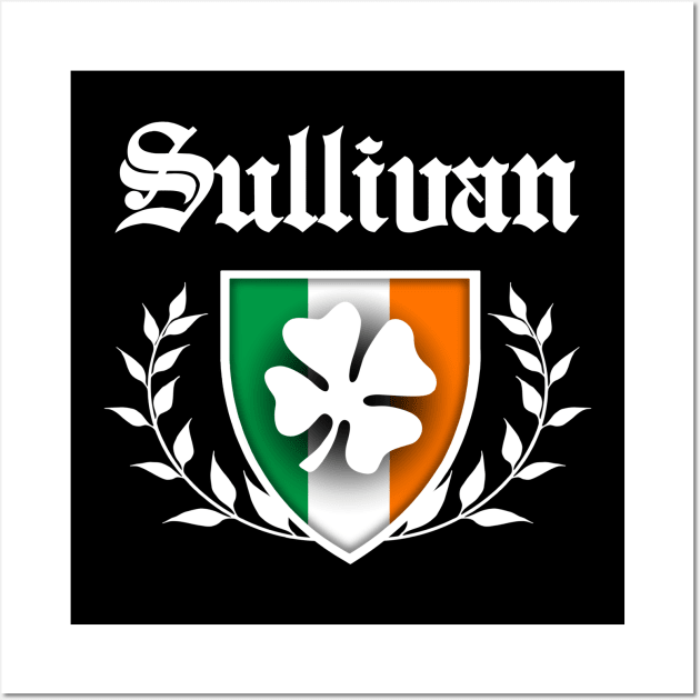 Sullivan Shamrock Crest Wall Art by robotface